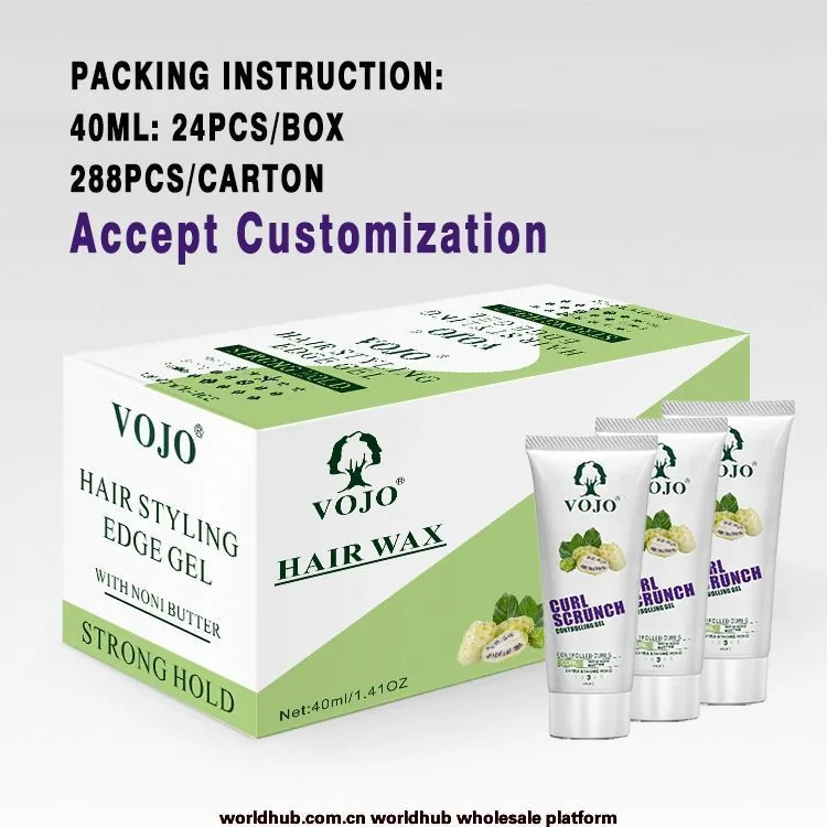 Vicky hair wax cross-border styling long-lasting all English natural fluffy solid foreign trade hairdressing products