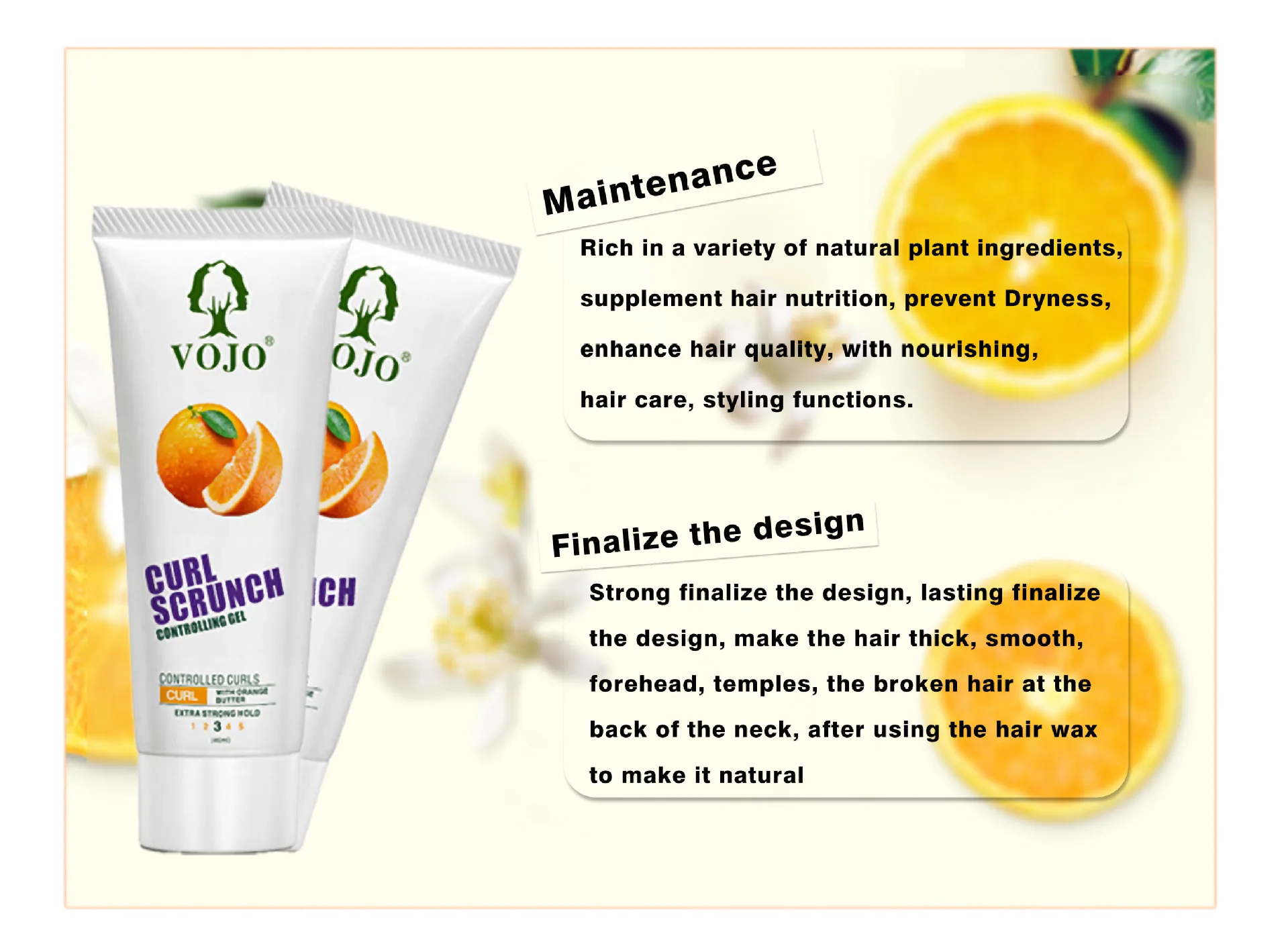 Vicky hair wax cross-border styling long-lasting all English natural fluffy solid foreign trade hairdressing products 10