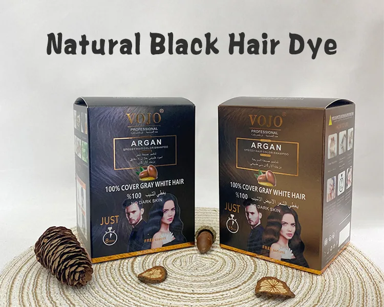 VOJO foreign trade full English bag bag 25ml cross-border English dyeing and hair bubble dyeing 11