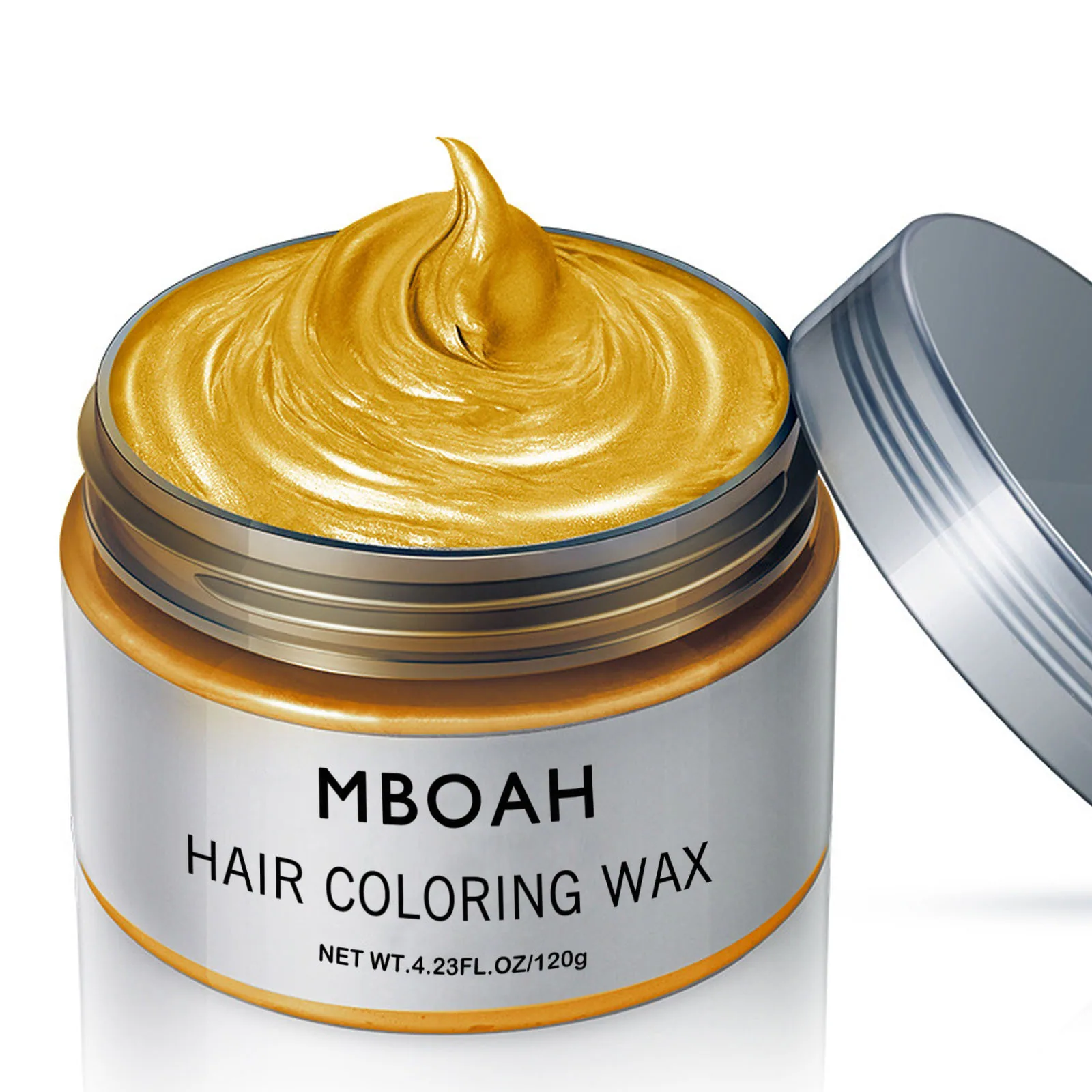 Cross-border disposable hair dyeing cream dazzling styling hair dye styling hair dye wax grandma gray hair mud does not hurt hai 4