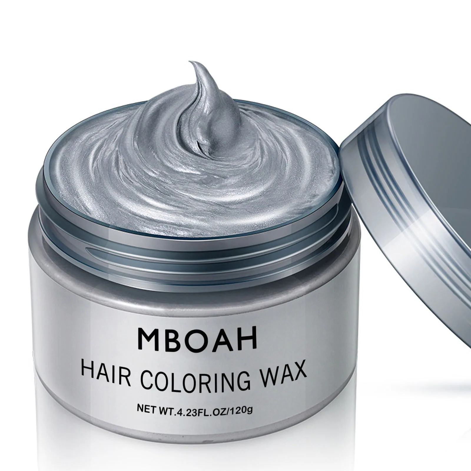 Cross-border disposable hair dyeing cream dazzling styling hair dye styling hair dye wax grandma gray hair mud does not hurt hai