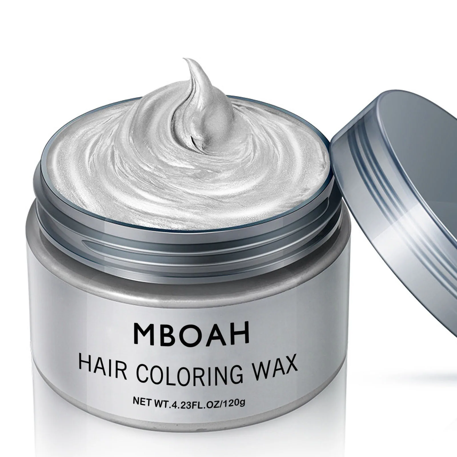 Cross-border disposable hair dyeing cream dazzling styling hair dye styling hair dye wax grandma gray hair mud does not hurt hai 2