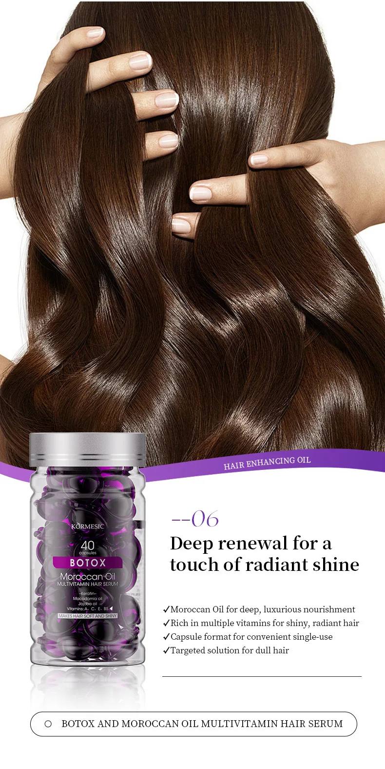 KORMESIC refrescante controle de óleo queratina shampoo brilhante e flexível shampoo transfronteiriço fabricantes de comércio exterior atacado 24