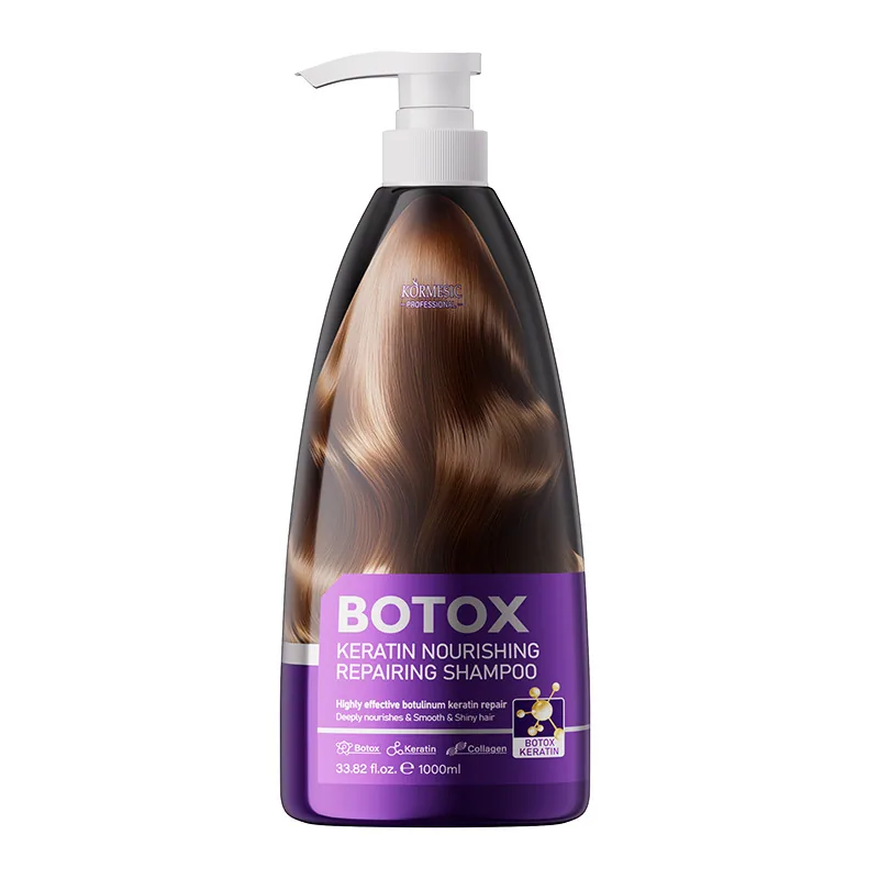 KORMESIC refrescante controle de óleo queratina shampoo brilhante e flexível shampoo transfronteiriço fabricantes de comércio exterior atacado 3