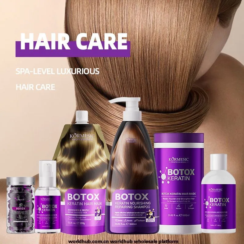 KORMESIC refreshing oil control keratin shiny and supple shampoo shampoo cross-border foreign trade manufacturers wholesale - Facial Cleanser