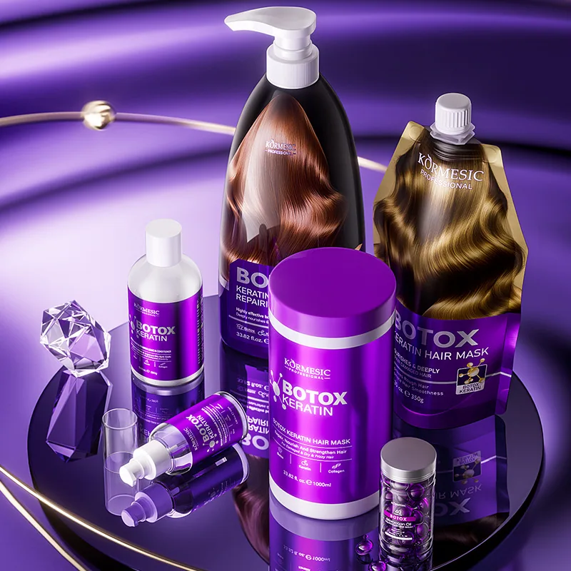 KORMESIC refrescante controle de óleo queratina shampoo brilhante e flexível shampoo transfronteiriço fabricantes de comércio exterior atacado 7