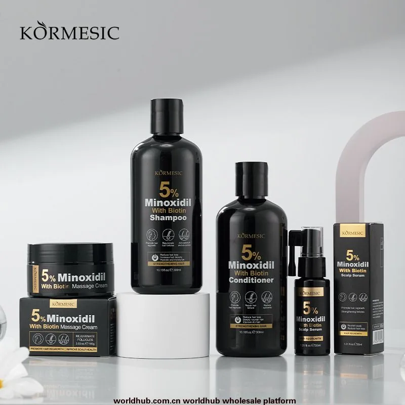 KORMESIC อังกฤษแชมพูครีมนวด Minoxidilshampoo ข้ามพรมแดนการค้าต่างประเทศผู้ผลิตขายส่ง 4