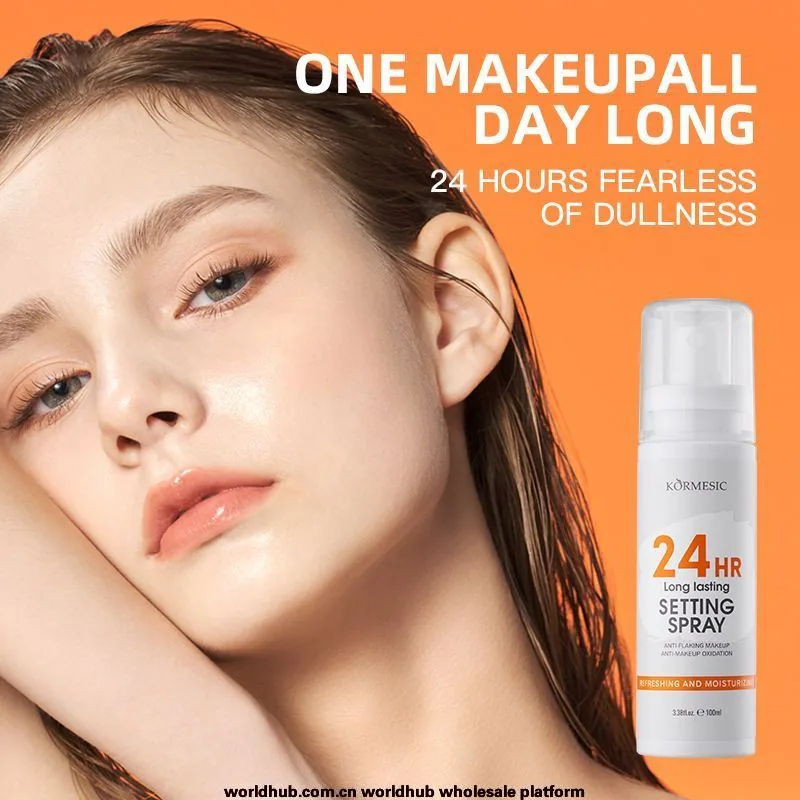 KORMESIC24h All English Makeup Setting Spray Setting Spray Moisturizing Cross-border Foreign Trade Manufacturers Wholesale