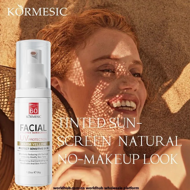 KORMESIC Facial Tinted Sunscreen Sunscreen Refreshing Non-greasy Cross-border foreign trade manufacturers wholesale 3