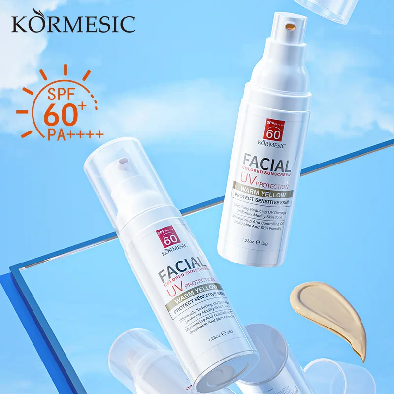 KORMESIC Facial Tinted Sunscreen Sunscreen Refreshing Non-greasy Cross-border foreign trade manufacturers wholesale 5