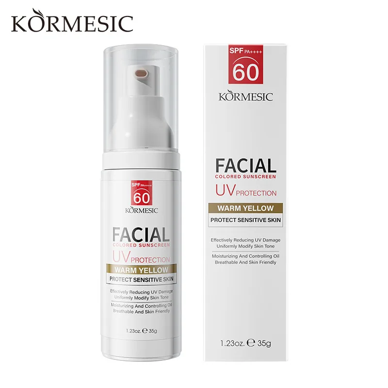 KORMESIC Facial Tinted Sunscreen Sunscreen Refreshing Non-greasy Cross-border foreign trade manufacturers wholesale 2
