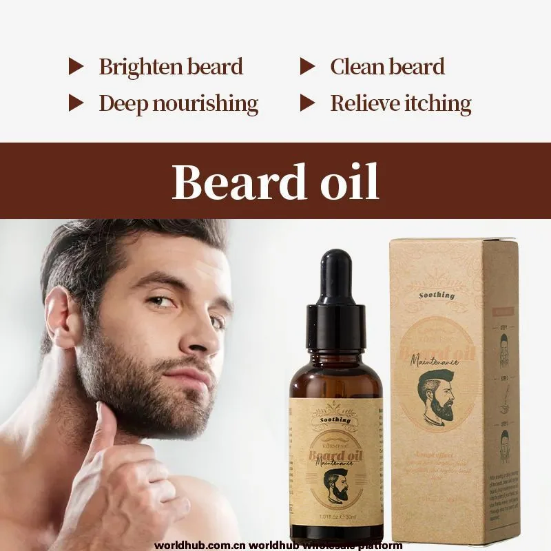 Full English KORMESIC beard oil facial care men's cross-border foreign trade manufacturers wholesale