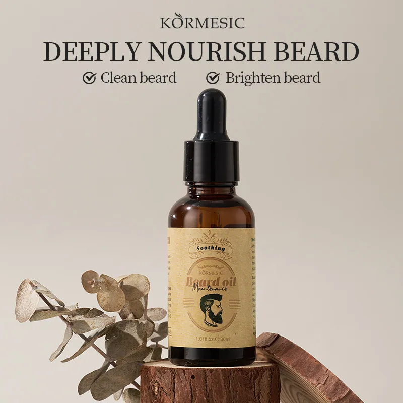 Full English KORMESIC beard oil facial care men's cross-border foreign trade manufacturers wholesale 7