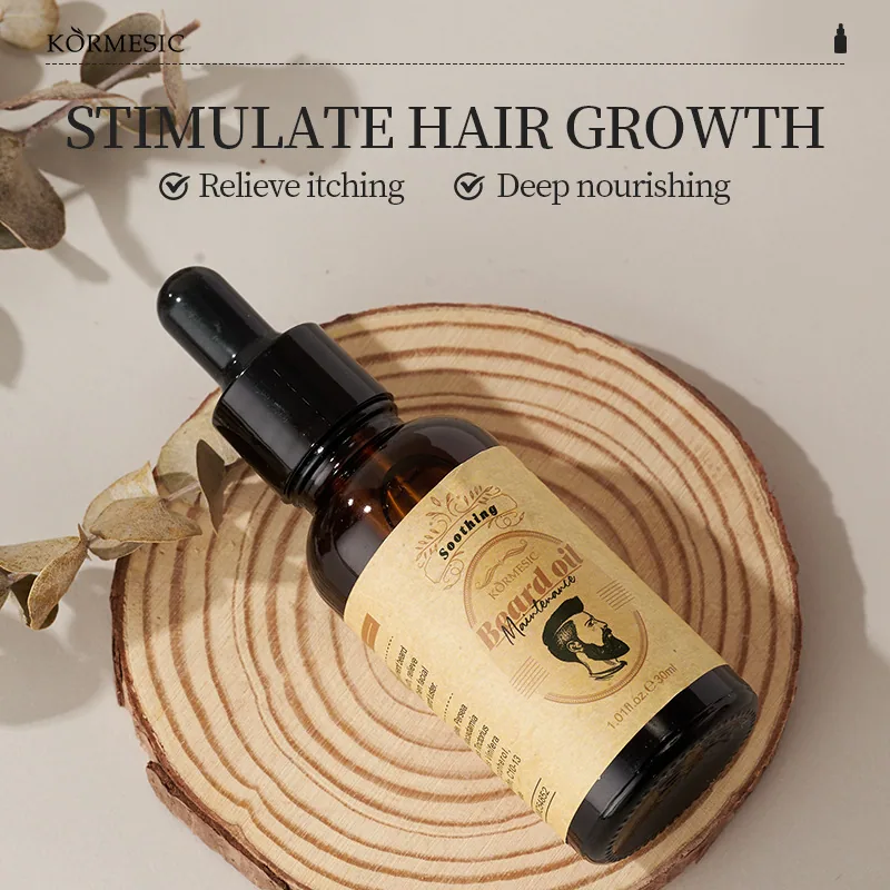 Full English KORMESIC beard oil facial care men's cross-border foreign trade manufacturers wholesale 10