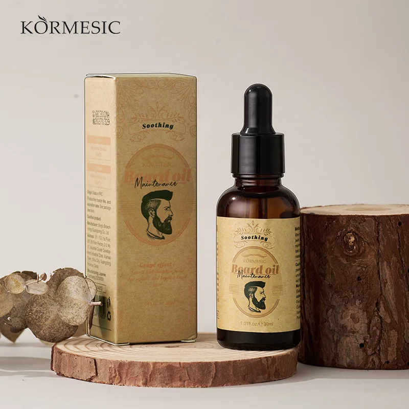 Full English KORMESIC beard oil facial care men's cross-border foreign trade manufacturers wholesale 14