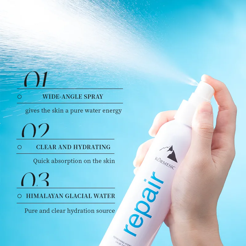 All English KORMESIC Himalayan Glacier Hydration Spray Atomizing Cross-border Foreign Trade Manufacturers Wholesale - Facial Cleanser 4
