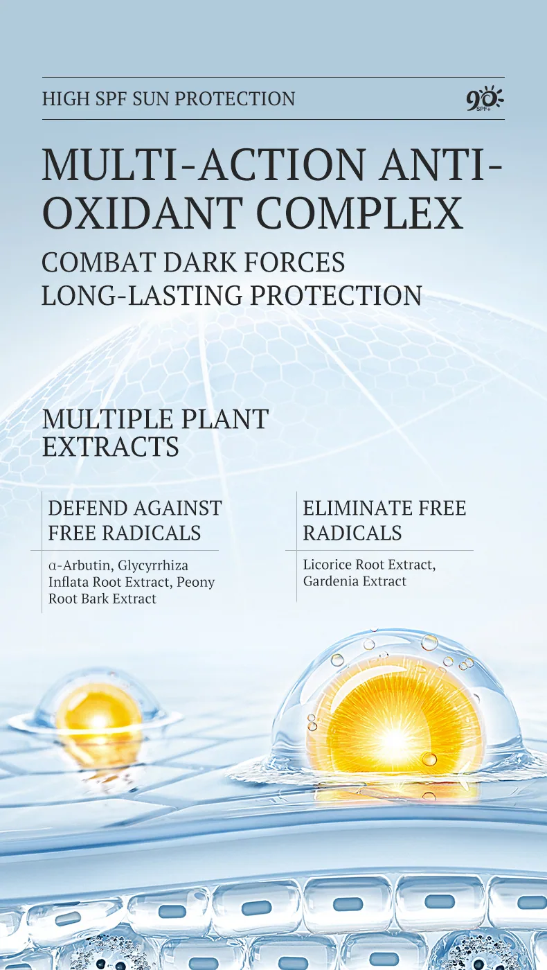 KORMESIC double tube isolation sunscreen suntan lotion facial care cross-border foreign trade manufacturers wholesale 15