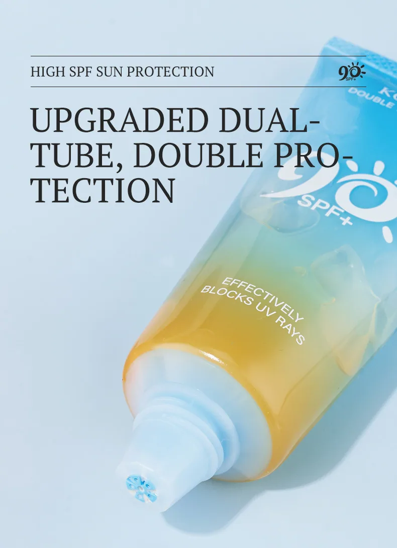 KORMESIC double tube isolation sunscreen suntan lotion facial care cross-border foreign trade manufacturers wholesale 10
