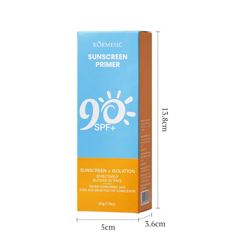 KORMESIC double tube isolation sunscreen suntan lotion facial care cross-border foreign trade manufacturers wholesale 3