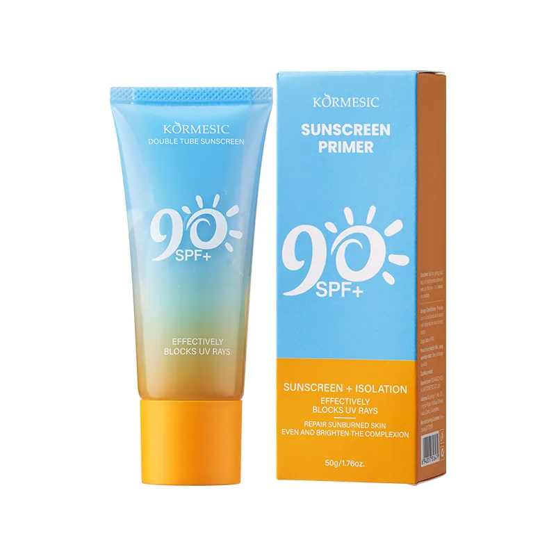 KORMESIC double tube isolation sunscreen suntan lotion facial care cross-border foreign trade manufacturers wholesale 2