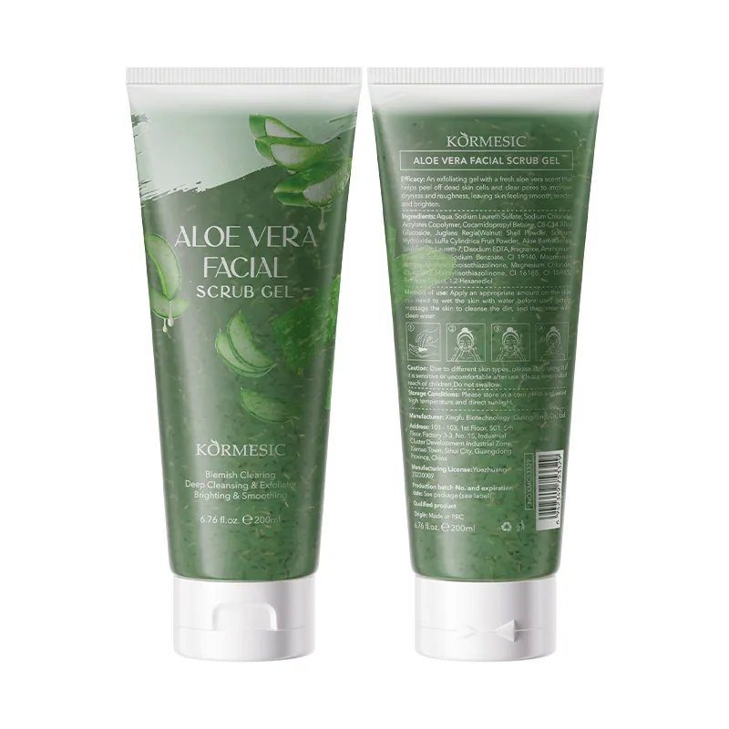KORMESIC Facial Full English Packaging Scrub Gel Cleaning Frosting Gel Cross-border Foreign Trade Wholesale 5