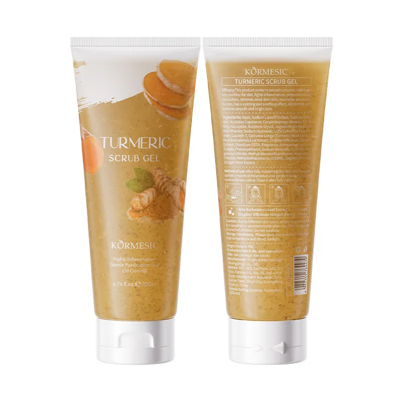 KORMESIC Facial Full English Packaging Scrub Gel Cleaning Frosting Gel Cross-border Foreign Trade Wholesale 2