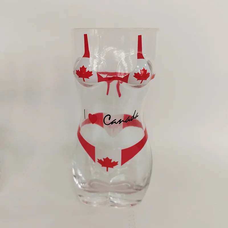 Amazon beauty cup women's bra cup creative body shot glass spirits glass body bikini pattern 10