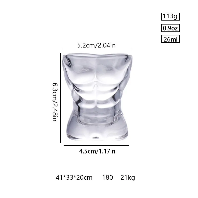 Amazon beauty cup women's bra cup creative body shot glass spirits glass body bikini pattern 4