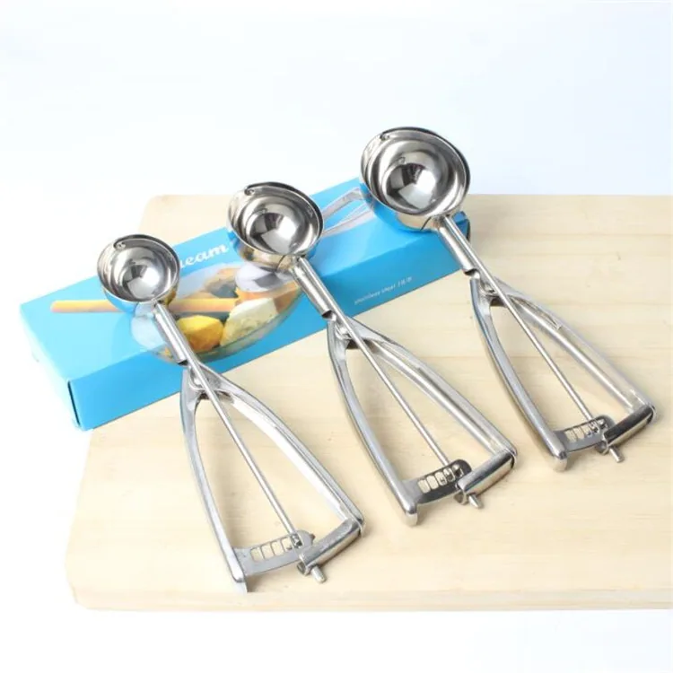 Ice cream scoop 304 stainless steel ice cream scoop ice cream scoop fruit scoop watermelon scoop ice cream scoop
