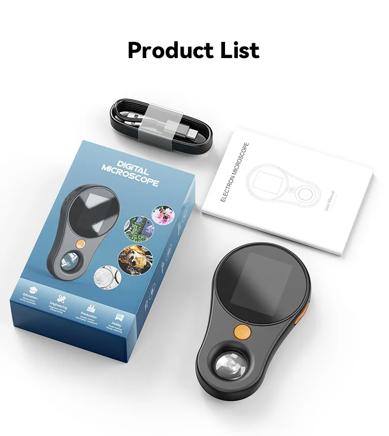New 370 Portable USB Digital Electron Microscope Magnifier Repair Testing Tool Kids Science Toys 15