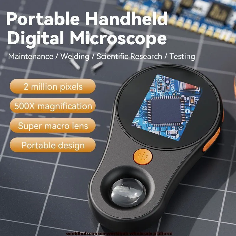 New 370 Portable USB Digital Electron Microscope Magnifier Repair Testing Tool Kids Science Toys 3