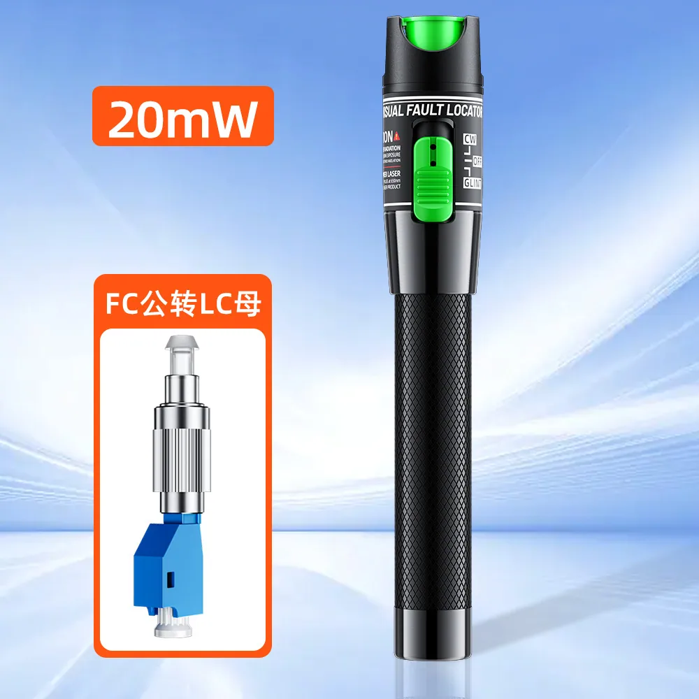 1-100km optical fiber red light pen light pen light pen transluminescent pen red light source 10/20/30/50/60/80/100MW 14
