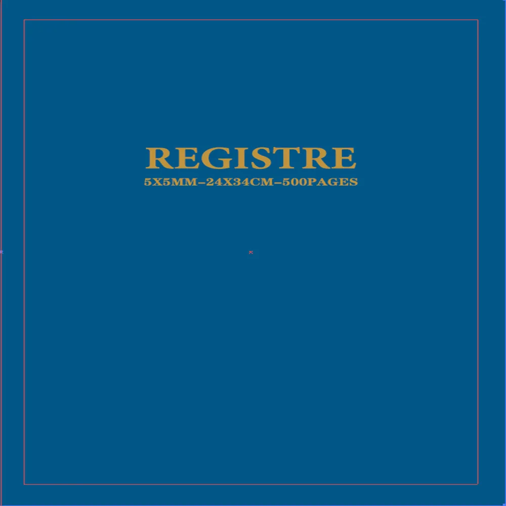 European and American foreign trade cross-border manufacturers directly supply large A3 hardcover rubber stamping notebook logo 4