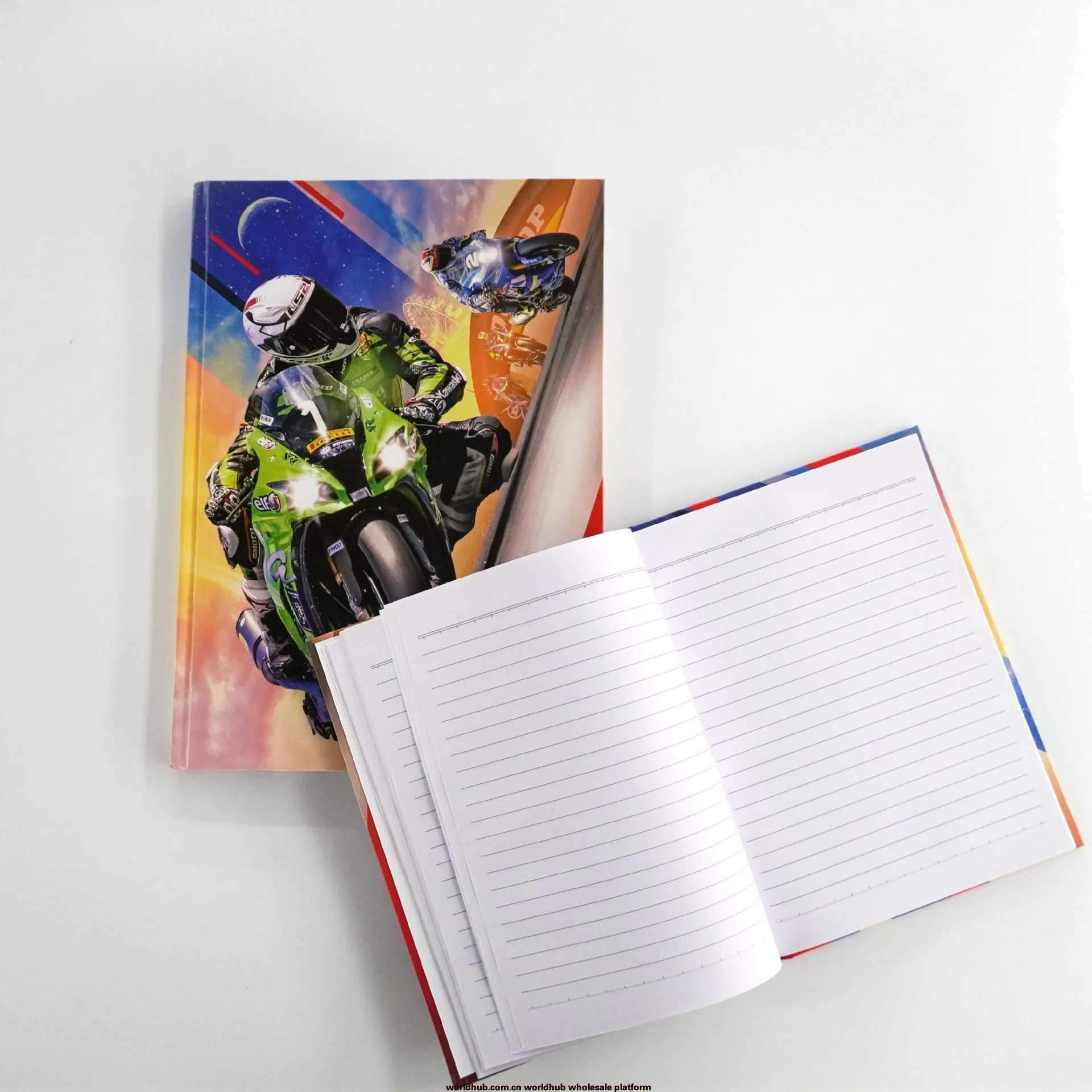 新しいノートブックカスタム A4 ハードカバー厚く文化的で創造的なノートブック画像カスタマイズされたオフィス学習ノート