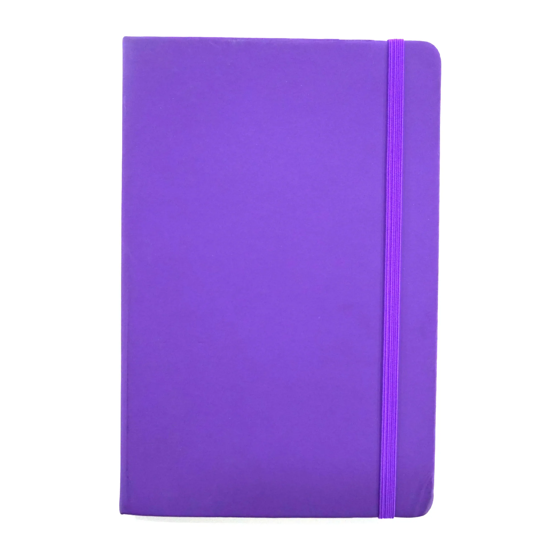 Cross-border amazon pu hard leather office business a5 strap elastic band notebook printable logo notepad 5