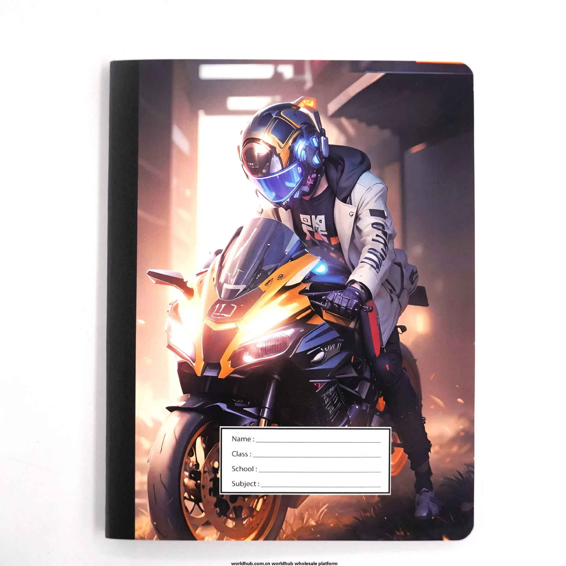 Wire wrap back strip book, high-value stationery supplies, student diary, B5 creative notebook wholesale