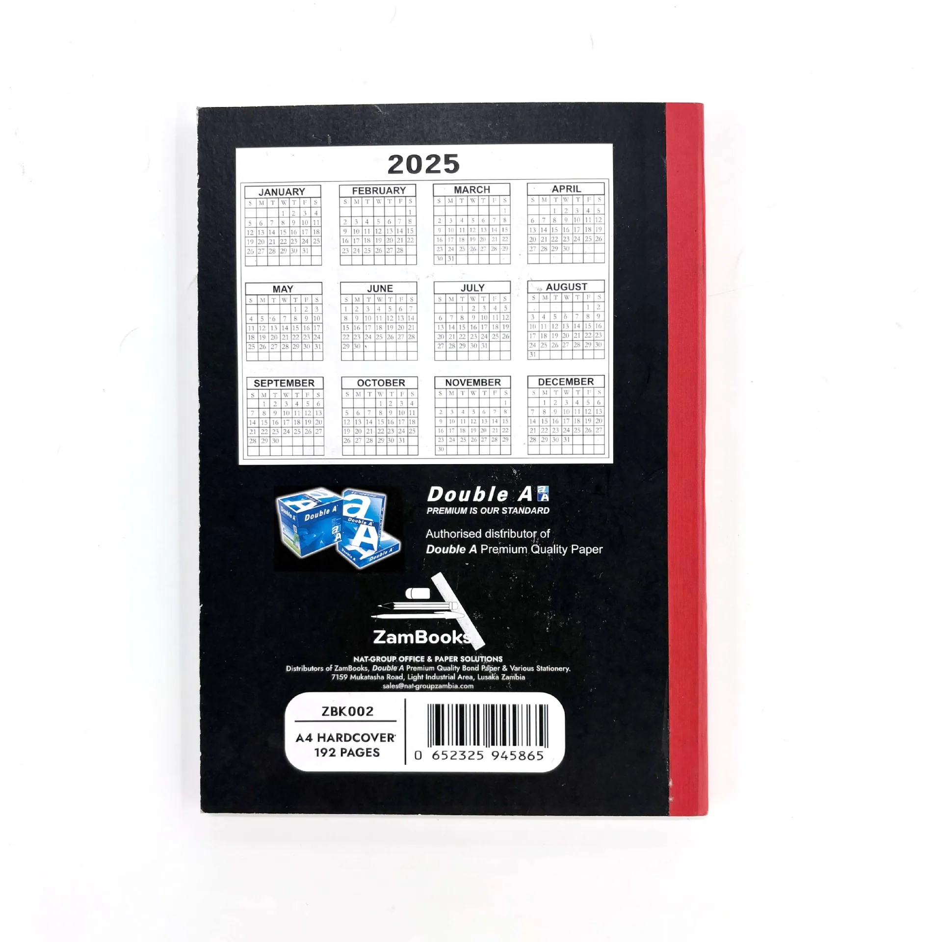แอฟริการ้อนขาย Zambooks Hard Shell Lock Notebook 2Q 3Q สมุดบันทึกแนวนอน 4
