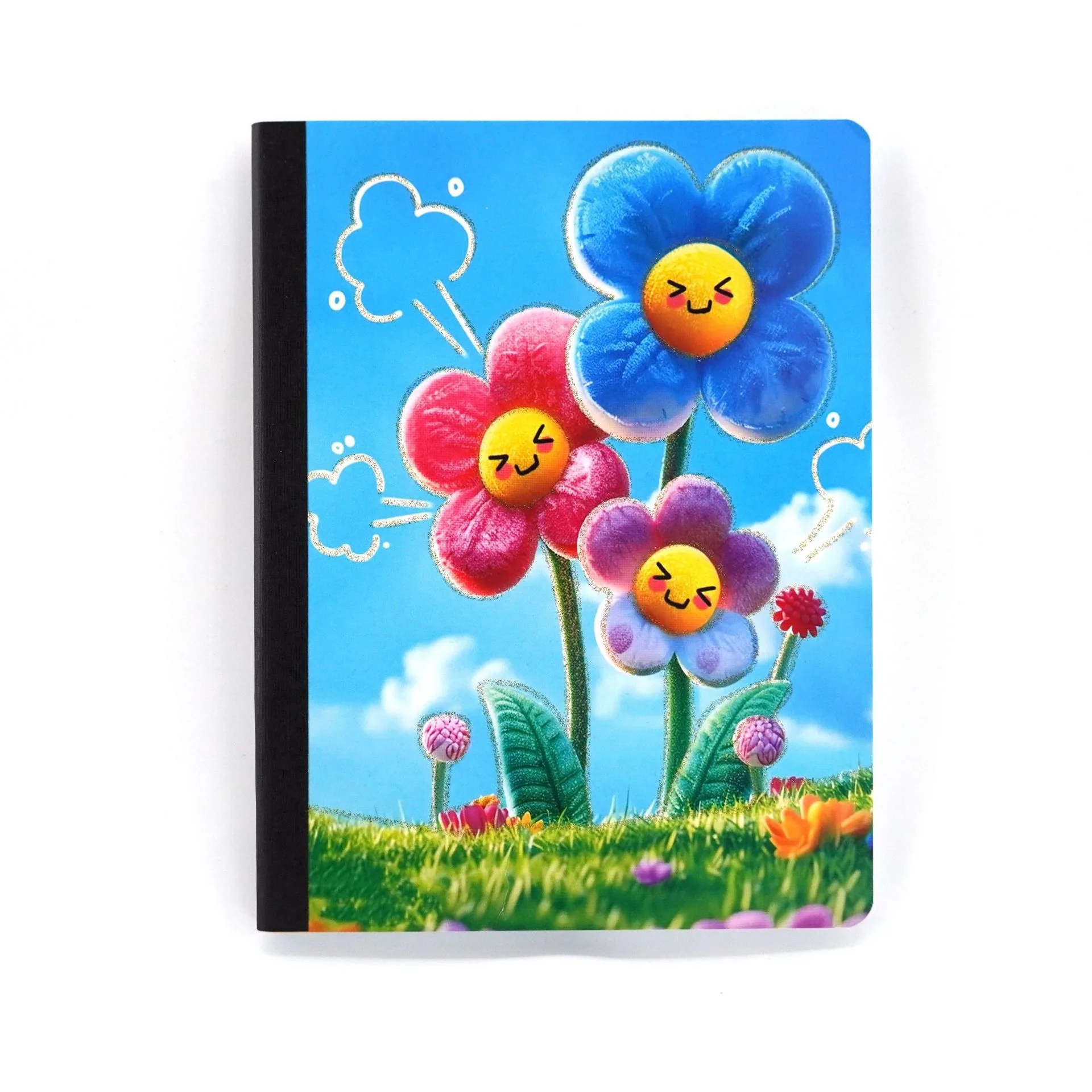 Newly designed B5 line, wrapped back strip, notebook workbook, exercise book, three inner pages are available, and a variety of 5