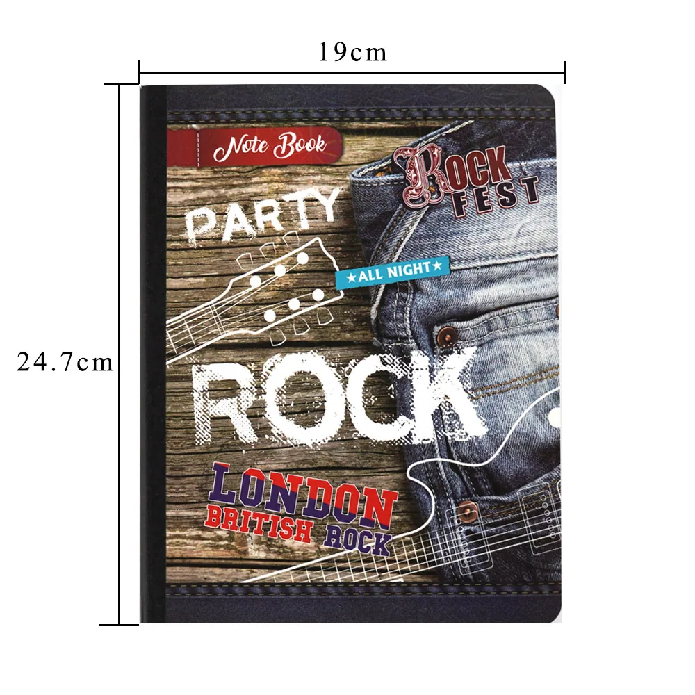 American hot selling B5 car line wrapped back strip notebook boys girls notebook pattern can be customized 2