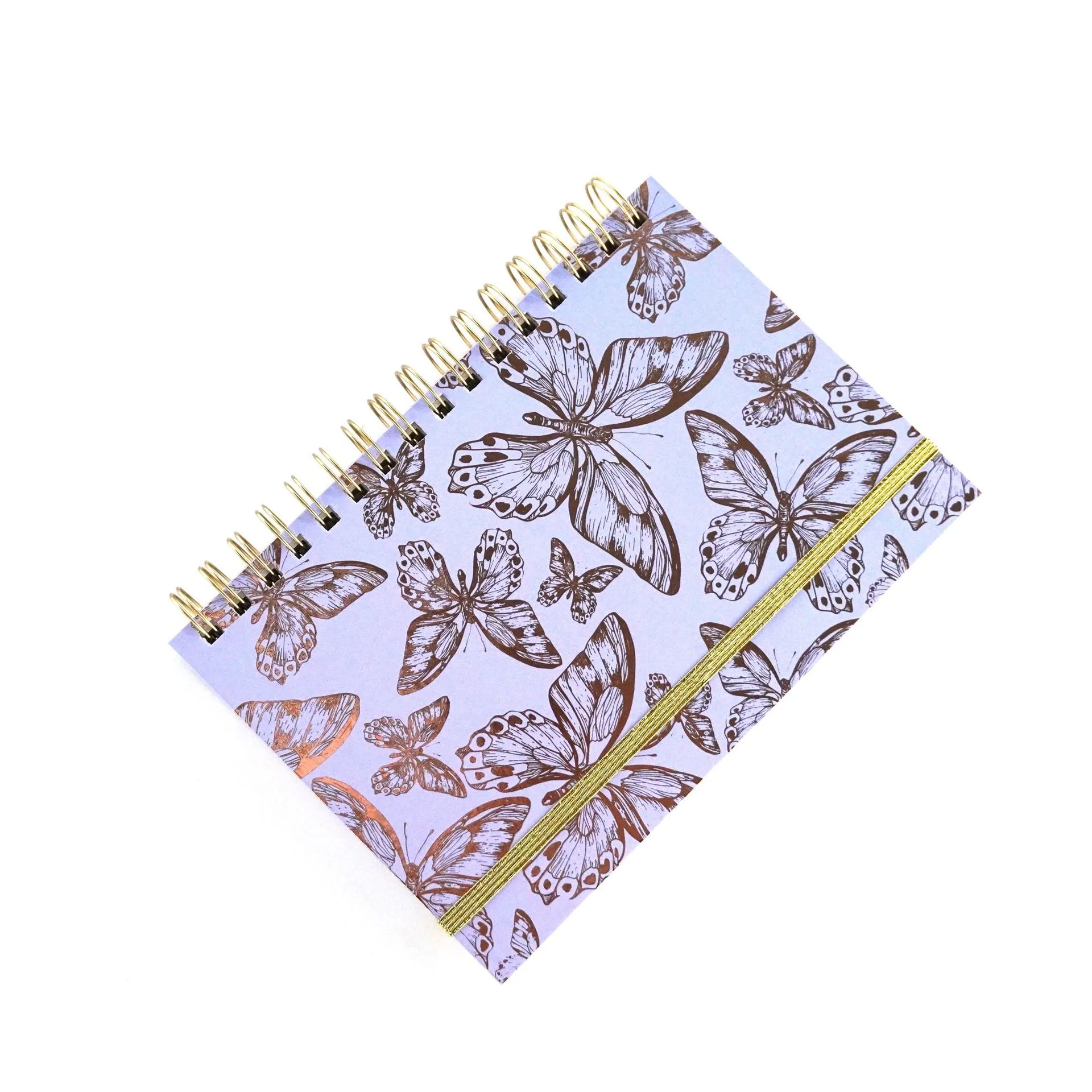 Cross-border customized A5 coil hot stamping notebook custom LOGO notepad schedule book hard-sided coil book 2