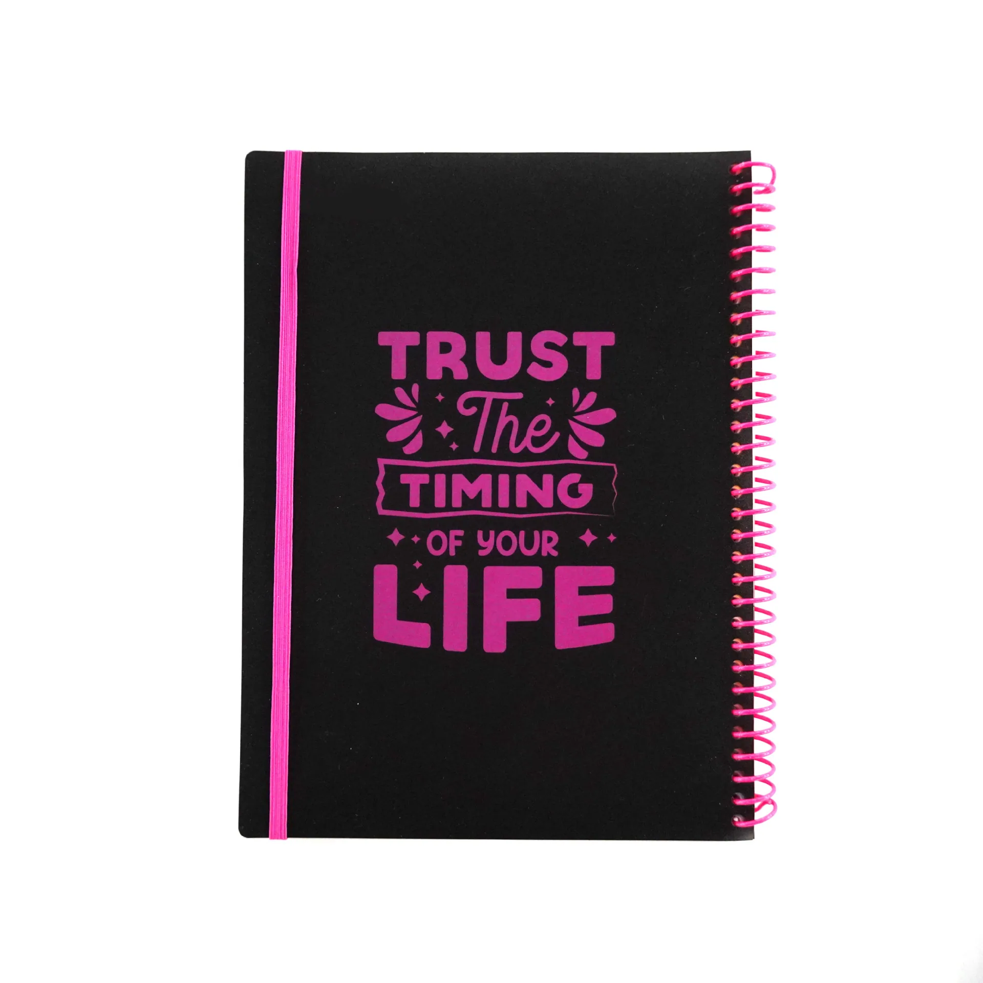 Single coil notebook 100 sheets student with pp cover notebook with strap notepad 4