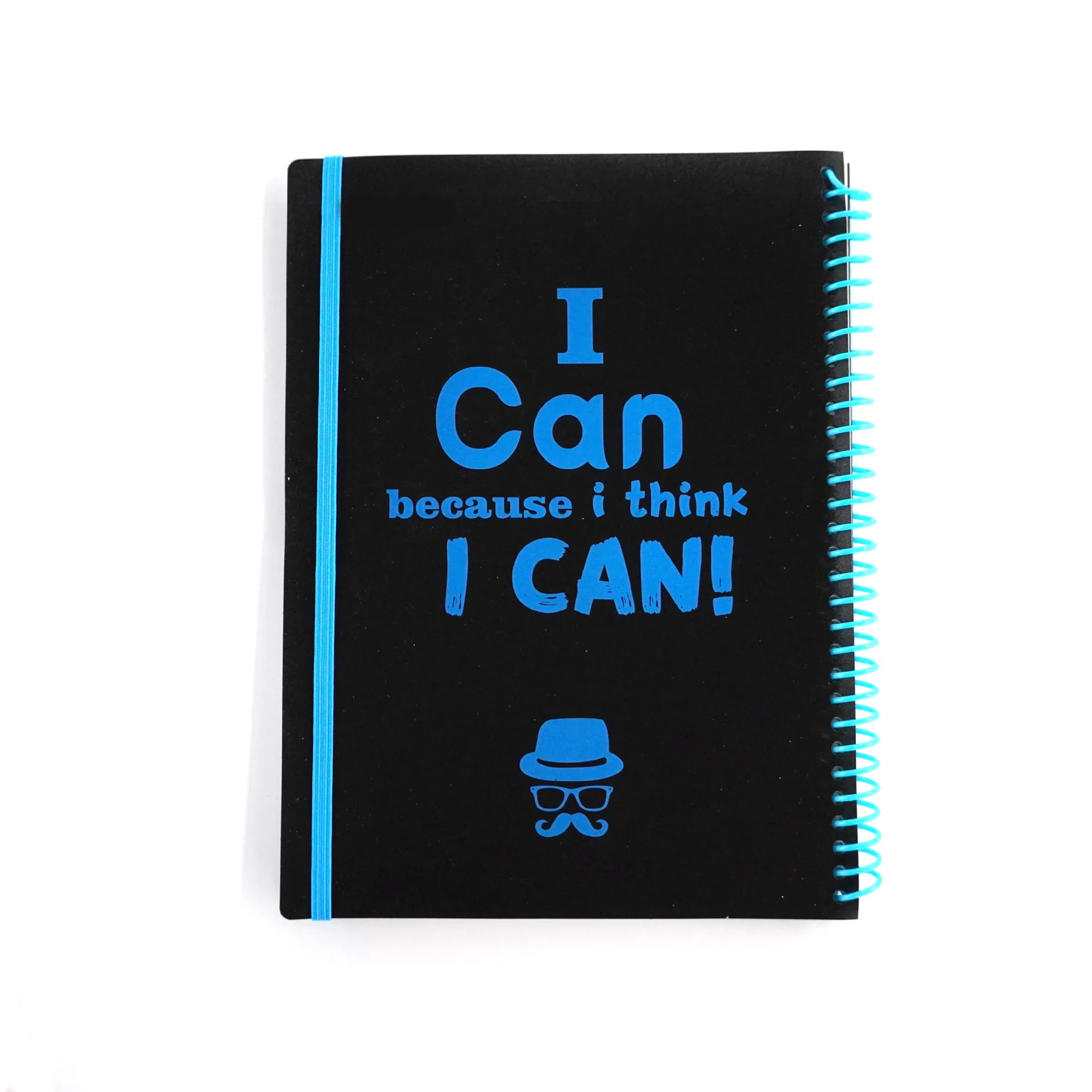 Single coil notebook 100 sheets student with pp cover notebook with strap notepad 3