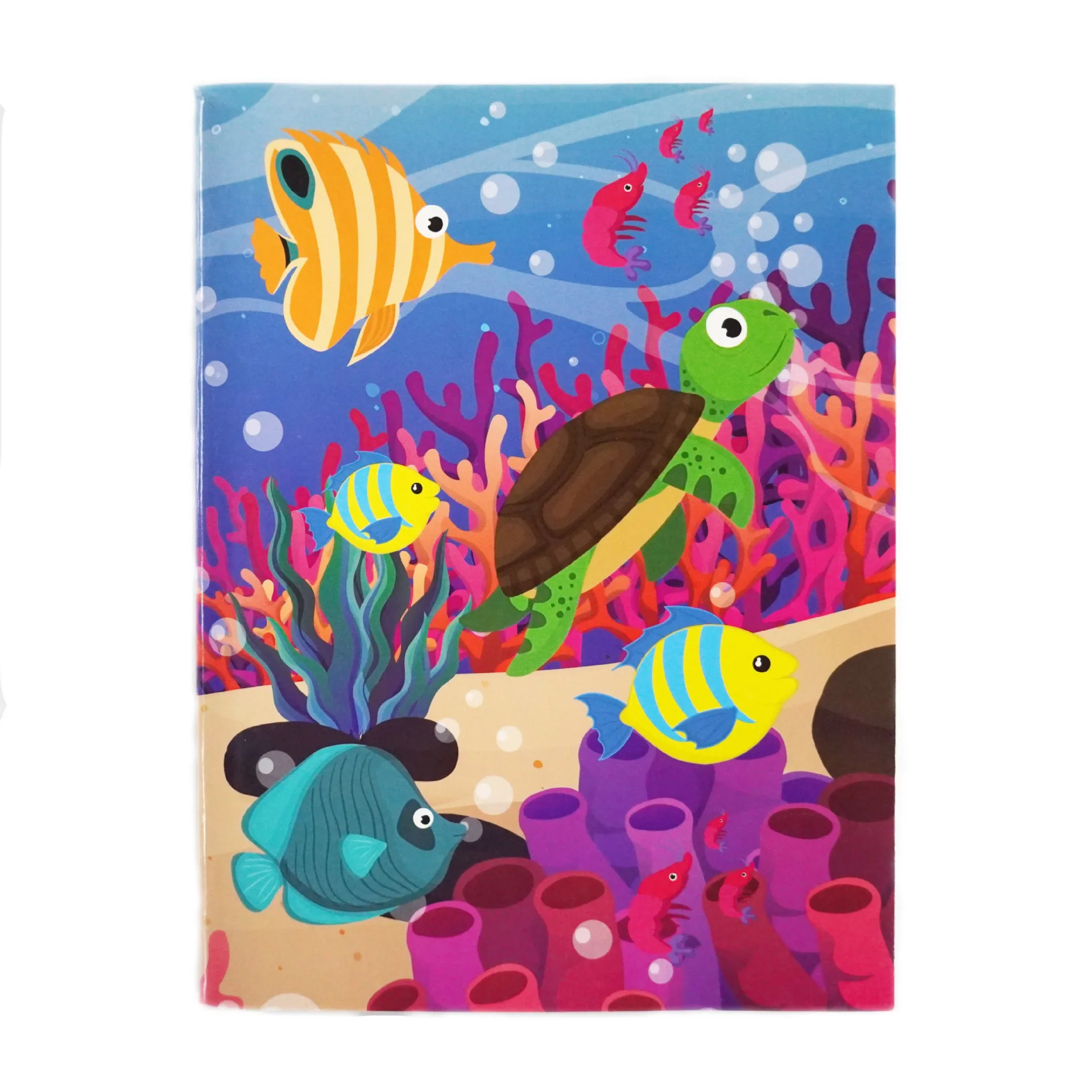 Children's cartoon book A5 card staple book homework registration riding nail notebook student diary notebook 56 sheets 2