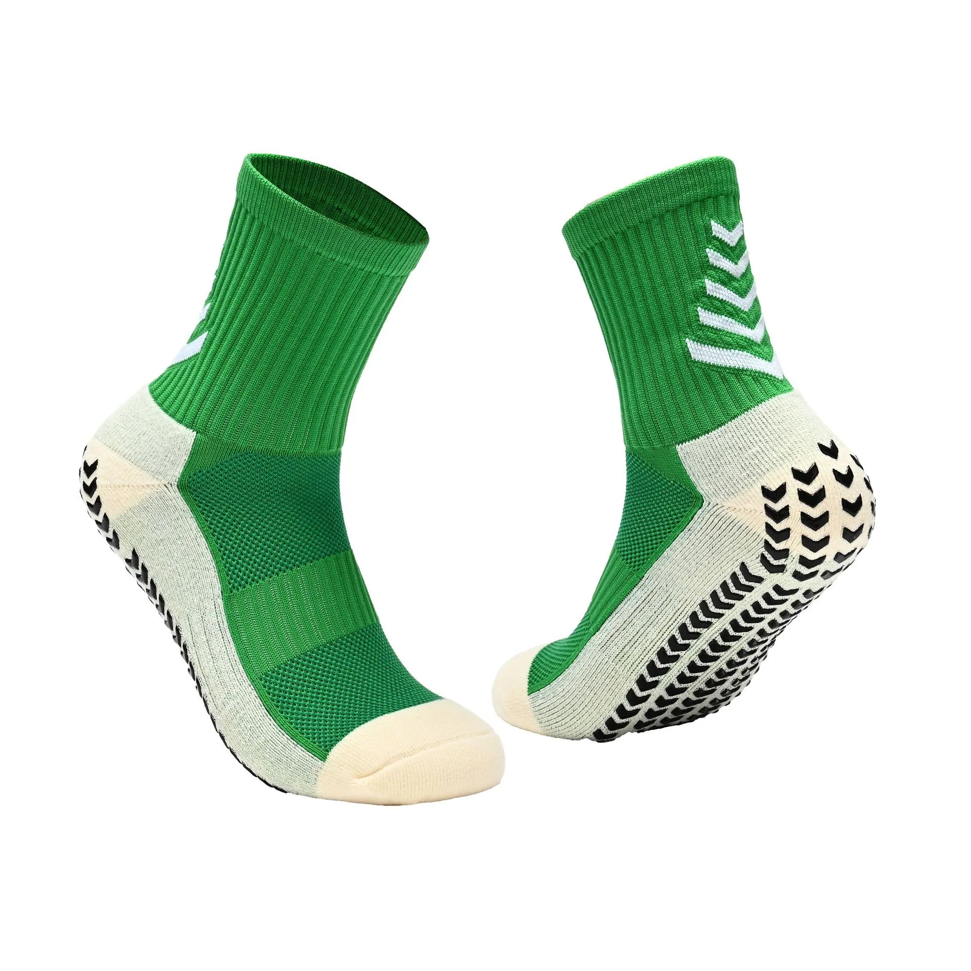 Professional non-slip mid-leg soccer socks for adults men and women with world wave thickened towel bottom sweat-absorbing shock 9