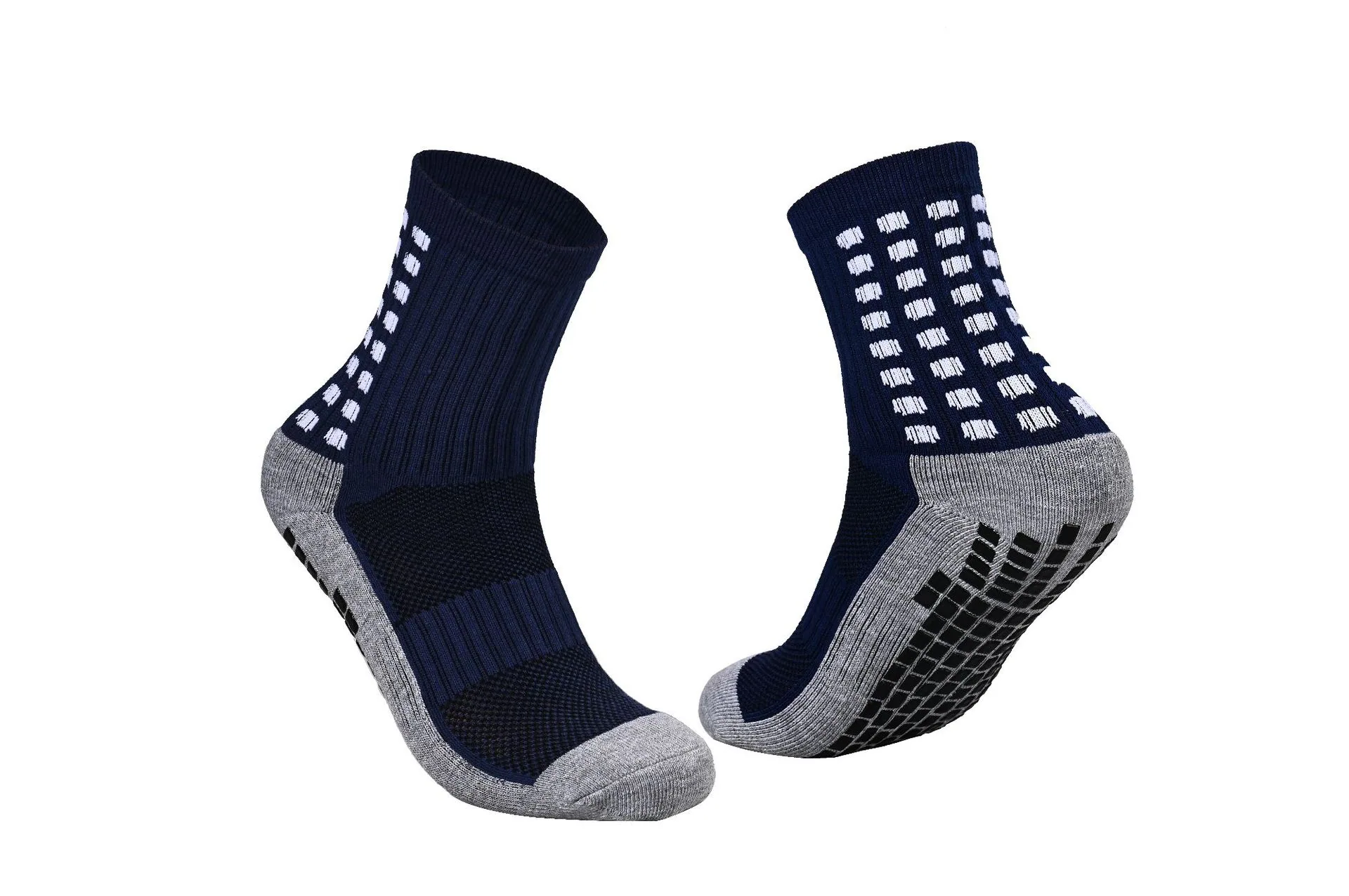 Factory Direct Medium Cylinder Dispensing Soccer Socks Thickened Towel Sole Sports Socks Men's Professional Anti Slip Breathable 2