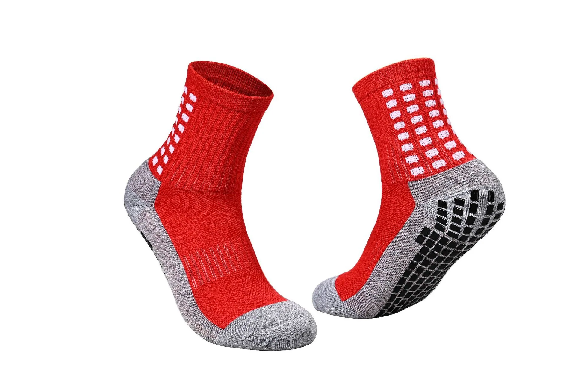 Factory Direct Medium Cylinder Dispensing Soccer Socks Thickened Towel Sole Sports Socks Men's Professional Anti Slip Breathable 3