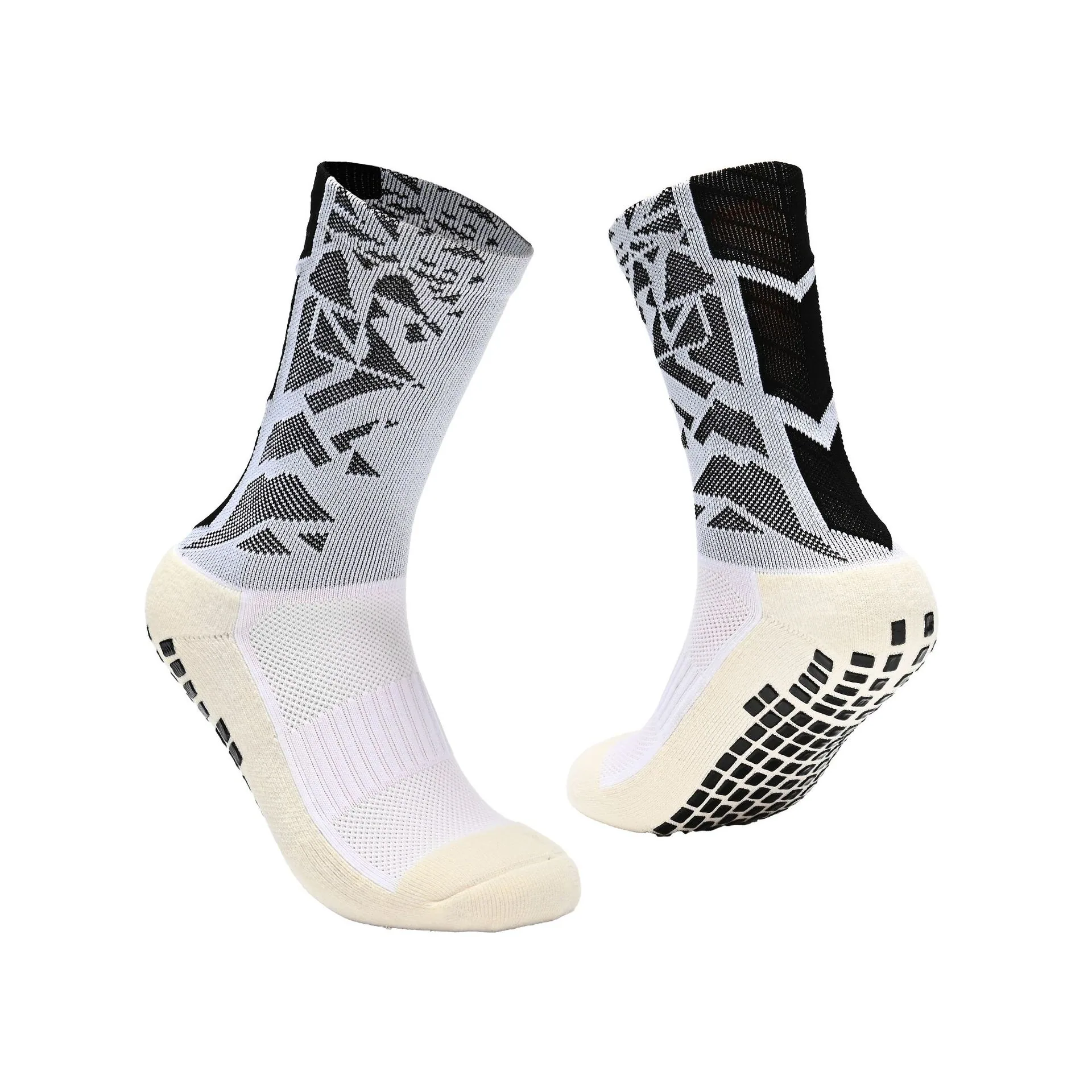 Adult medium and high high-top colorful soccer socks men's game training thickened towel bottom dispensing shock-absorbing anti