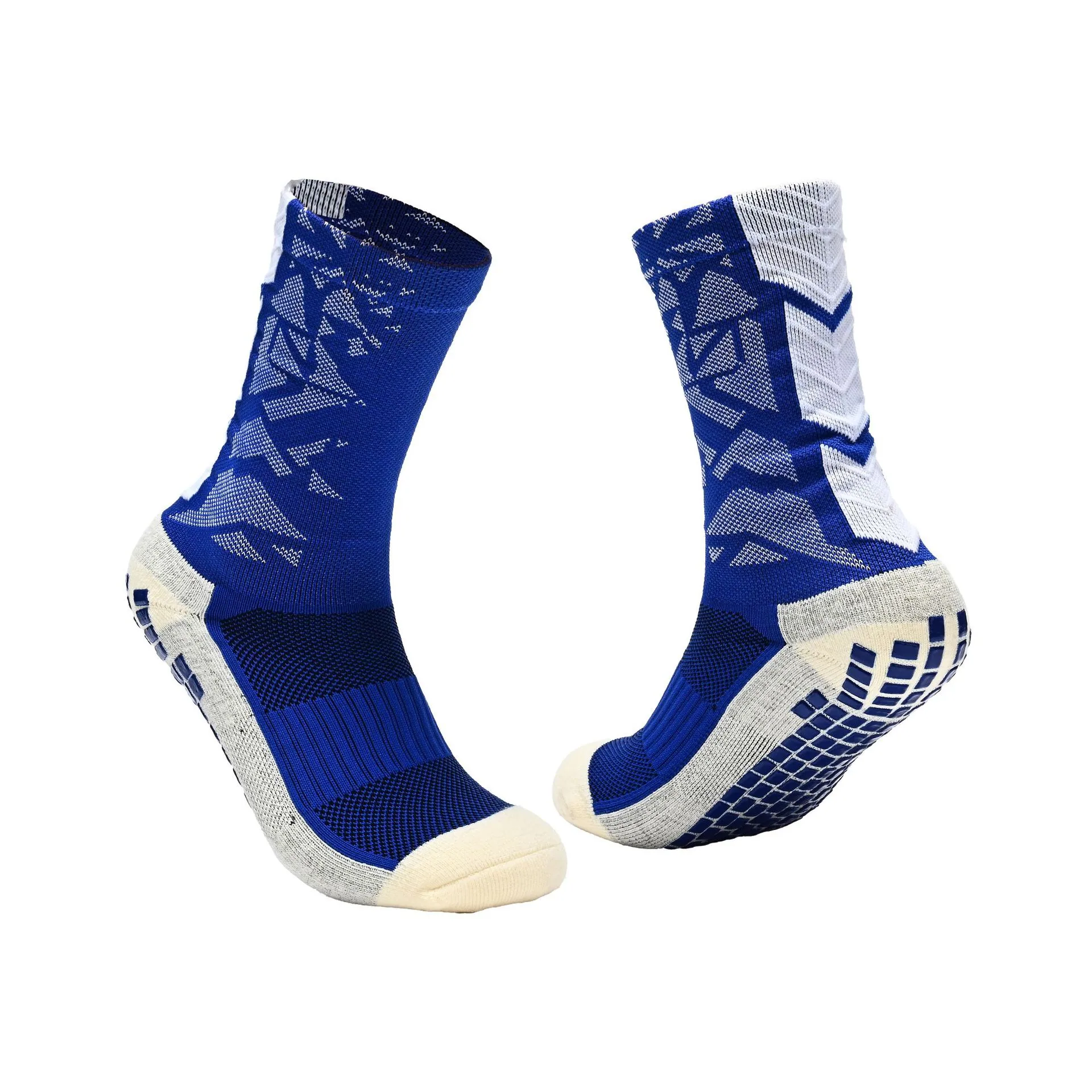 Adult medium and high high-top colorful soccer socks men's game training thickened towel bottom dispensing shock-absorbing anti 5