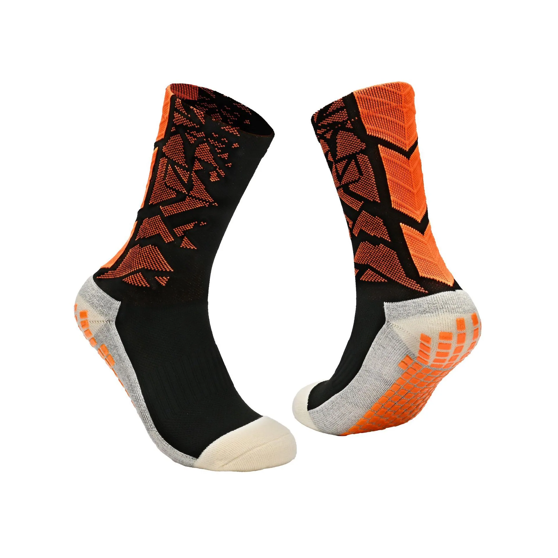 Adult medium and high high-top colorful soccer socks men's game training thickened towel bottom dispensing shock-absorbing anti 9