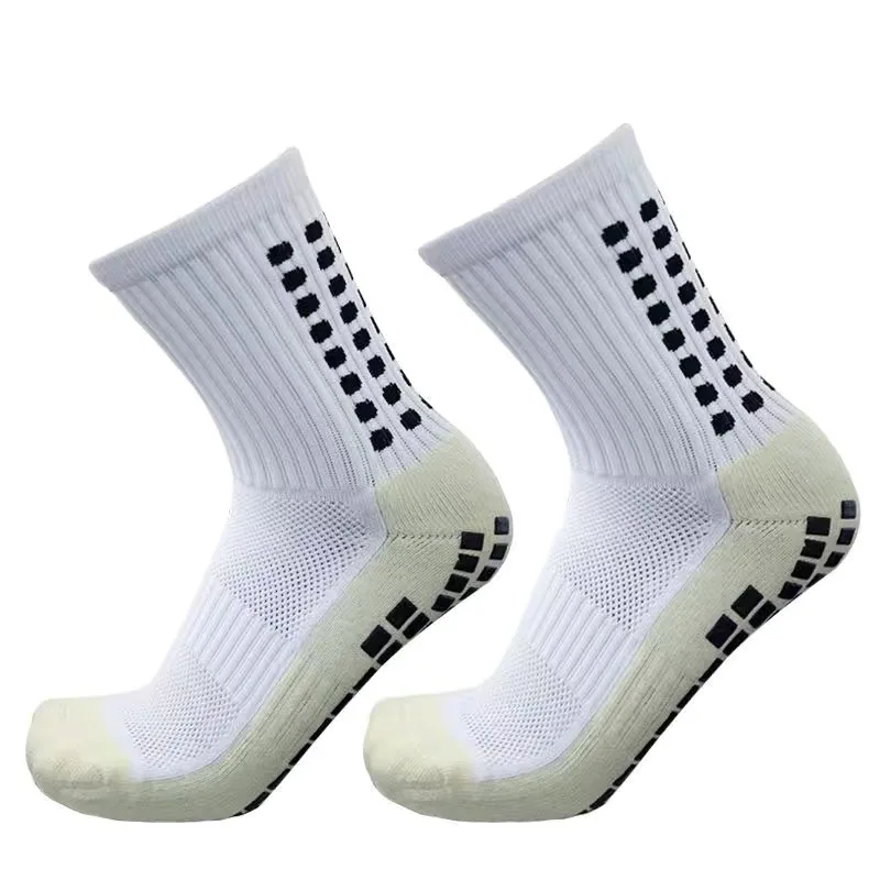 Factory direct sales anti-slip and wear-resistant soccer socks mid-tube compression socks sports film thickened towel bottom soc